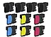 Brother MFC-255CW 10-pack 4 black LC61, 2 cyan LC61, 2 magenta LC61, 2 yellow LC61