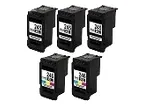 Canon MG2922 5-pack 3 black 245XL, 2 color 246XL