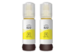 Epson EcoTank ET-4810 Yellow 2-pack 522 Ink Tanks