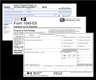 1040 tax forms 2012