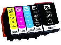 Epson T302XL Series 5-pack 1 black 302xl, 1 photo-black 302xl, 1 cyan 302xl, 1 magenta 302xl, 1 yellow 302xl