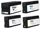 HP OfficeJet Pro 8700 high yield 4-pack 1 black 956XL, 1 cyan 952XL, 1 magenta 952XL, 1 yellow 952XL