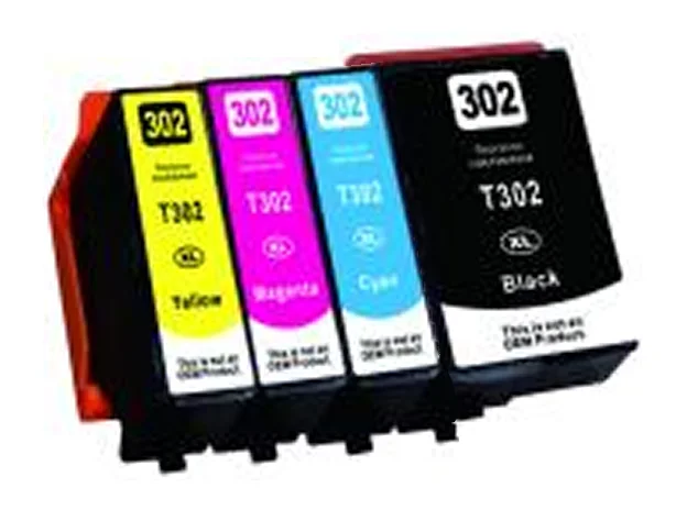 Epson T302XL Series 4-pack 1 black 302xl, 1 cyan 302xl, 1 magenta 302xl, 1 yellow 302xl