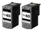 Canon PG-40 and CL-41 black 2-pack 2 black 40