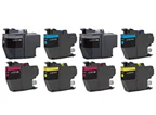 Brother MFC-J5730DW 8-pack 2 black LC3017, 2 cyan LC3017, 2 magenta LC3017, 2 yellow LC3017