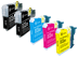 Brother MFC-6490CW 5-pack 2 black LC65, 1 cyan LC65, 1 magenta LC65, 1 yellow LC65