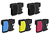 Brother MFC-J630w 5-pack 2 black LC61, 1 cyan LC61, 1 magenta LC61, 1 yellow LC61