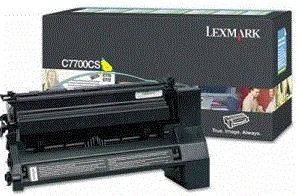 Lexmark C782dn XL C780A1YG yellow cartridge