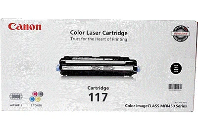 Canon imageCLASS MF8450c 117 black cartridge