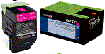 Lexmark CX410e magenta 801SM cartridge