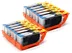 Canon 220 and 221 12-pack 2 large black 220, 2 black 221, 2 cyan 221, 2 magenta 221, 2 yellow 221, 2 grey 221
