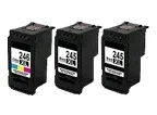 Canon PG-245 and CL-246 3-pack 2 black 245XL, 1 color 246XL