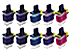 Brother MFC-420CN 10-pack 4 black LC41 , 2 cyan LC41, 2 magenta LC41 , 2 yellow LC41