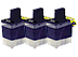 Brother DCP-110C 3-pack 3 black LC41