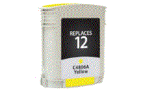 HP 10 and 12 Series yellow 12(C4806a) ink cartridge