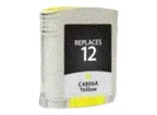 HP 10 and 12 Series yellow 12(C4806a) ink cartridge