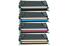 Lexmark C734dtn high capacity 4 pack cartridge
