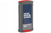 PitneyBowes Connect plus 1000 787-1 red ink cartridge