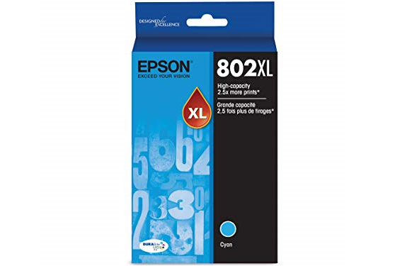 Epson Workforce EC-4040 T802XL cyan ink cartridge