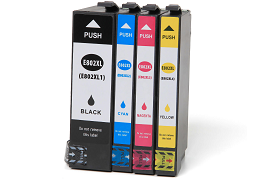 Epson T802XL Series XL 4-pack 1 black T802xl , 1 cyan T802xl, 1 magenta T802xl, 1 yellow T802xl