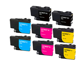 Brother MFC-J6545DW 8-pack 2 black LC3037, 2 cyan LC3037, 2 magenta LC3037, 2 yellow LC3037