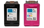 HP Deskjet F2493 2-pack 1 black 60xl, 1 color 60xl