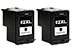 HP 901 and 901XL black 2-pack ink cartridges