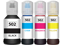 Epson WorkForce ST-4000 4-pack 1 black 502, 1 cyan 502, 1 magenta 502, 1 yellow 502