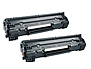 HP LaserJet Pro P1537dnf 2-pack cartridge