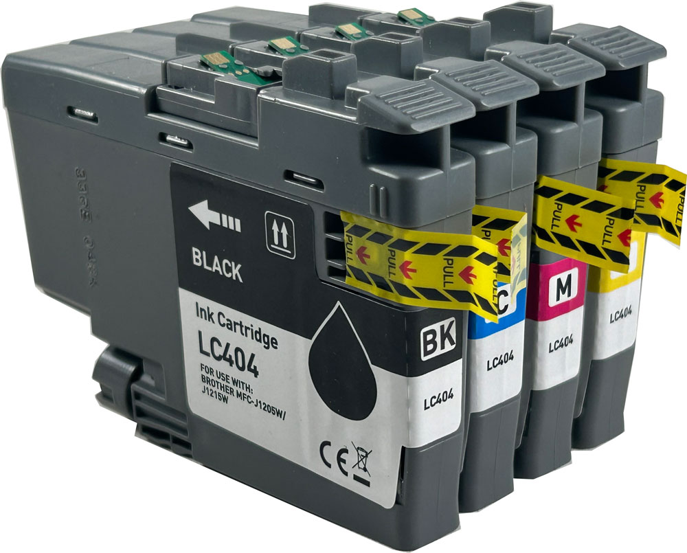 Brother MFC-J1215 4-pack 1 black LC404, 1 cyan LC404, 1 magenta LC404, 1 yellow LC 404