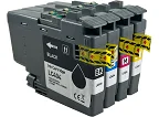 Brother LC-404 Series 4-pack 1 black LC404, 1 cyan LC404, 1 magenta LC404, 1 yellow LC 404